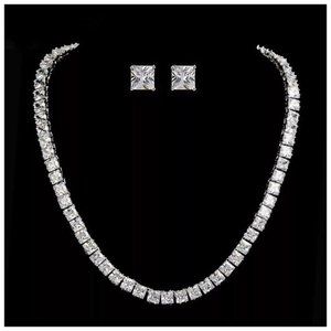 Swarovski Crystals 50 Carat Tennis Necklace